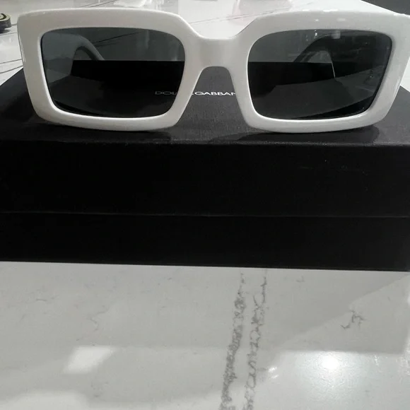 Dolce & Gabbana White Sunglasses
